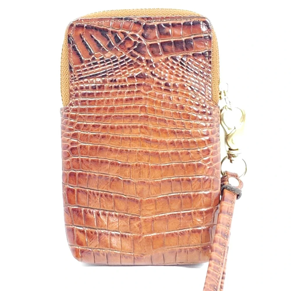 Brahman Universal Wallet Wristlet In Pecan Melbourne Color - Picture 3 of 11